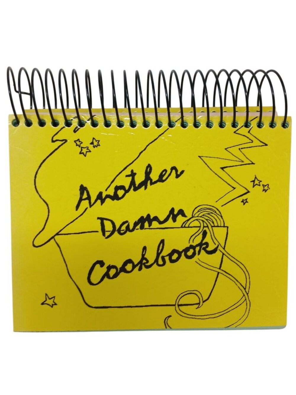 Another Damn Cookbook Paperback Spiral Bound 1987 2nd Pr 204 Recipes #H-4
